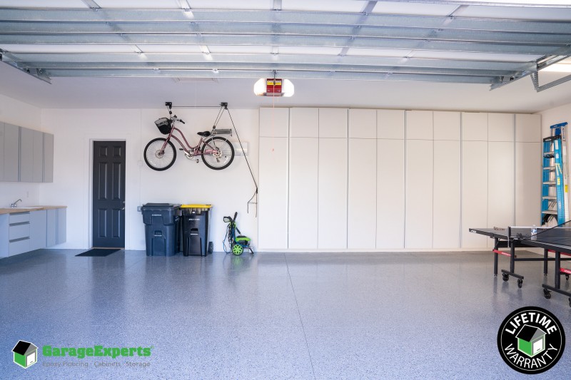 Residential Garage Cabinet Storage Solution in Lakeland, Fl