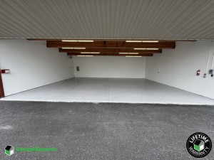 Residential Airplane Hangar Epoxy Flooring in Mccall, Idaho