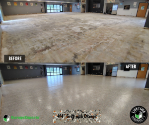 Commercial School Epoxy Flooring in Henrietta, Ok