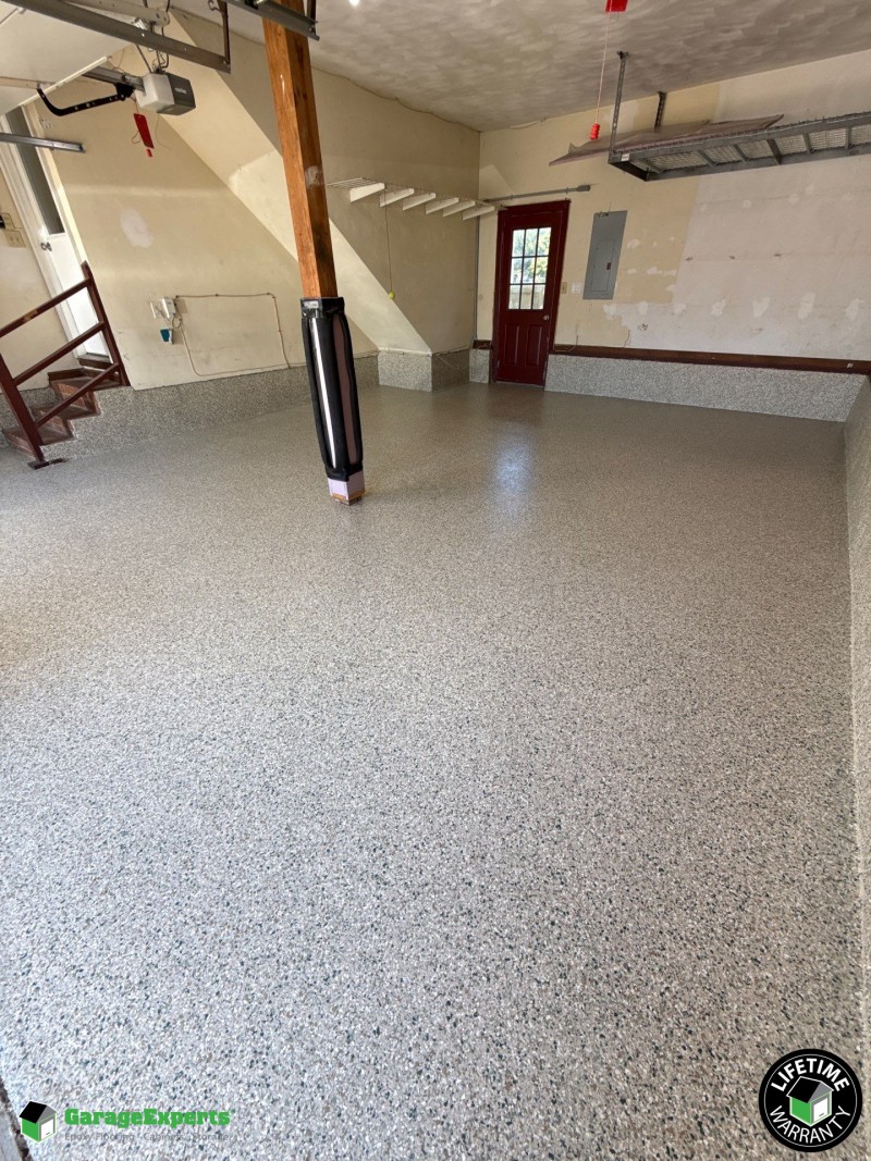 Residential Garage Epoxy Flooring in Chesapeake, Va
