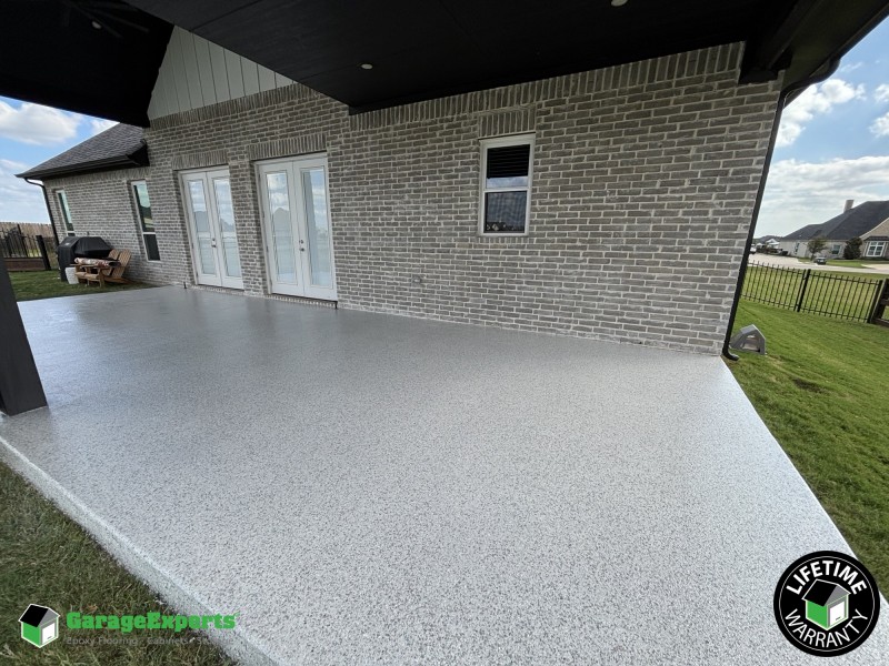 Residential Patio Epoxy Flooring in Argyle, Tx