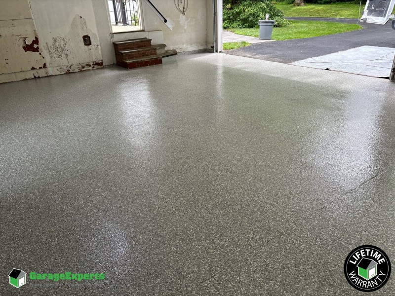 Residential Garage Epoxy Flooring in Morristown, New Jersey Image