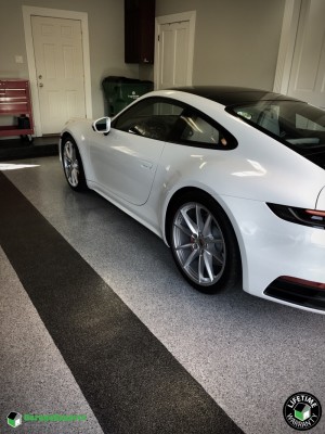 Residential 3 Car Garage Epoxy Flooring in River Ridge, La