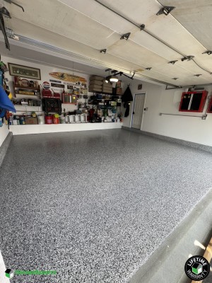 Residential Garage Epoxy Flooring in Calverton, Ny