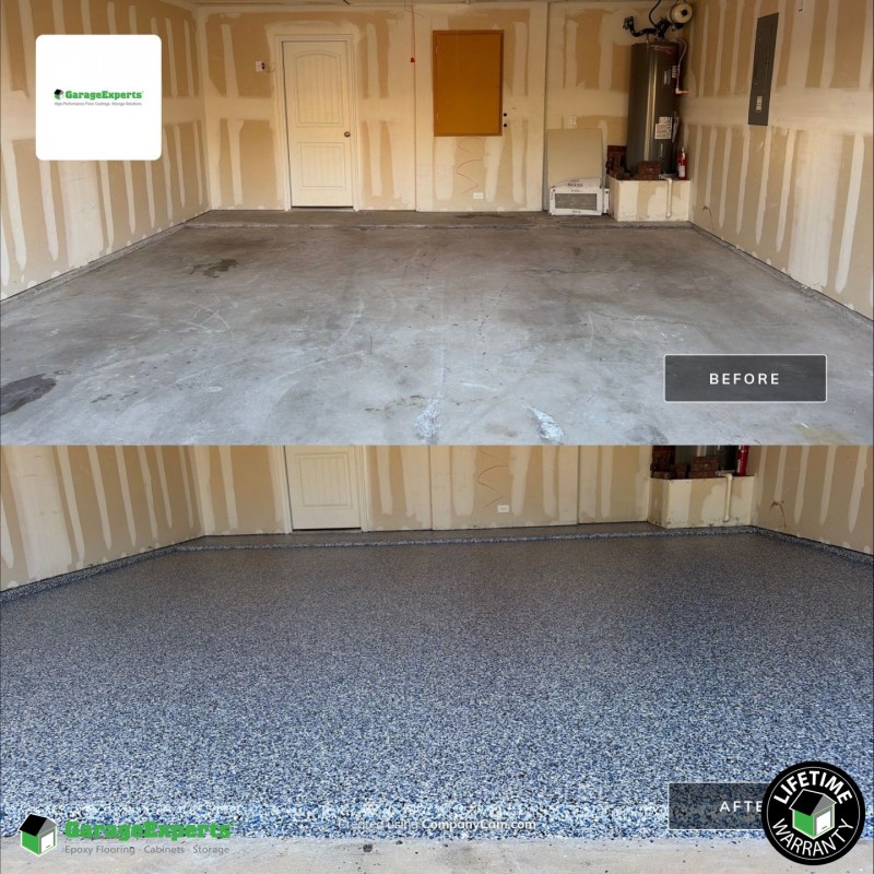 Residential Garage Epoxy Flooring in Aubrey, Tx