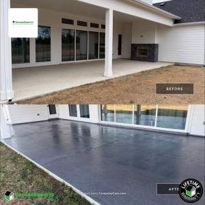 Residential Patio Epoxy Flooring in Princeton, Tx