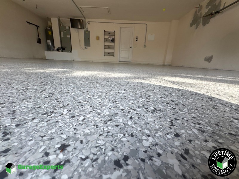 Residential Garage Epoxy Flooring in Rockledge, Fl