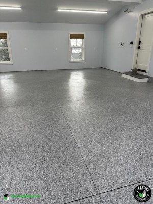 Residential Garage Epoxy Flooring in York, Me