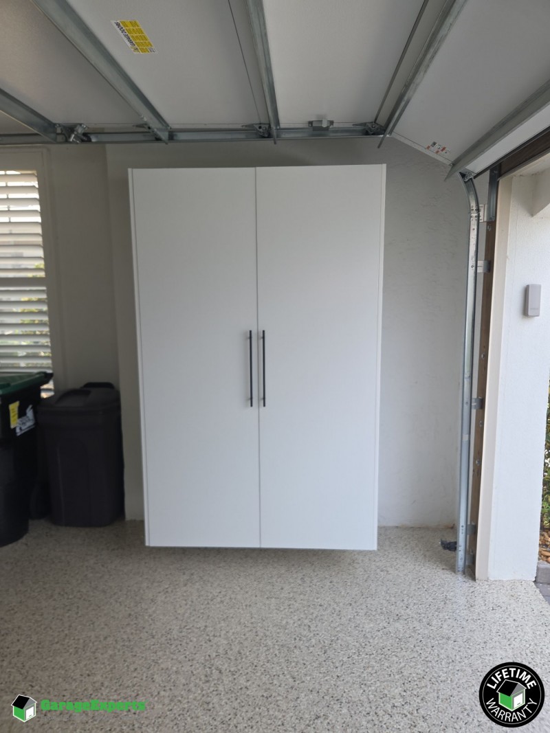 Residential Garage Cabinet Storage Solution in Orlando, Fl