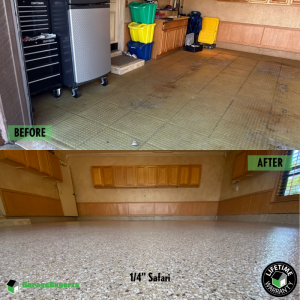 Residential Garage Epoxy Flooring in Broken Arrow, Ok
