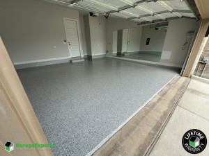 Residential Garage Epoxy Flooring in Leander, Texas