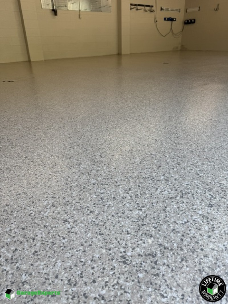 Residential 3 Car Garage Epoxy Flooring in Evansville, In