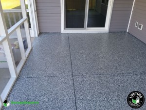 Residential Patio Epoxy Flooring in North Augusta, South Carolina