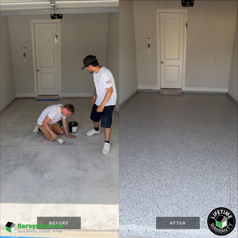 Residential Garage Epoxy Flooring in Mckinney, Tx