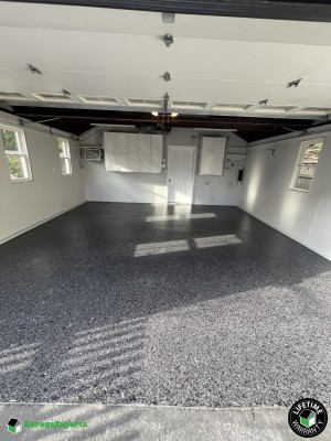 Residential Garage Epoxy Flooring in Greenlawn, Ny