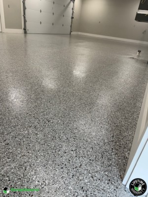 Residential Sitting And Recreation Area Epoxy Flooring in Evansville, In