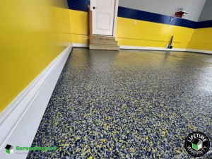 Residential Garage Epoxy Flooring in Williamsburg, Virginia