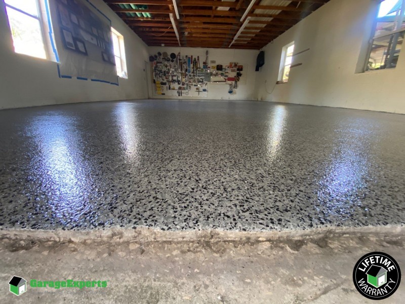 Residential Garage Epoxy Flooring in Cocoa, Fl