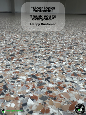 Residential Garage Epoxy Flooring in Vienna, Va