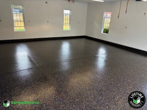Residential Garage Epoxy Flooring in Chesapeake, Virginia