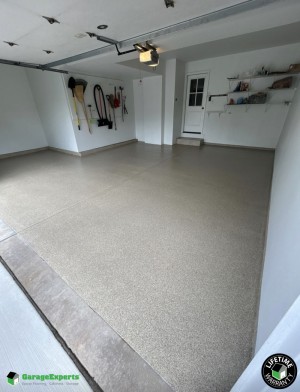 Residential Garage Epoxy Flooring in Geneva, Il