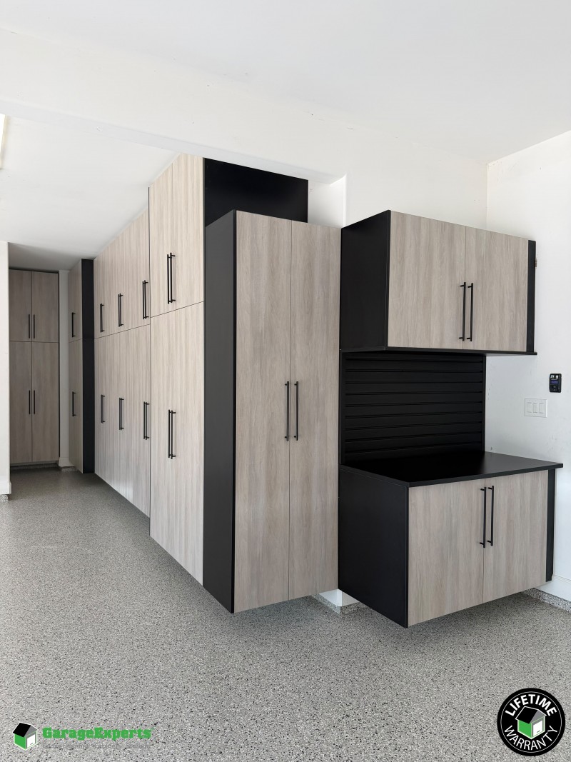 Residential Garage Cabinet Storage Solution in Montgomery, Tx