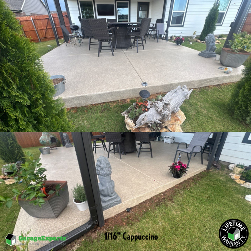 Residential Patio Epoxy Flooring in Owasso, Ok