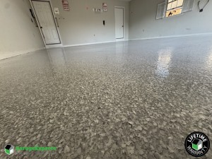 Residential Garage Epoxy Flooring in Blacksburg, Virginia