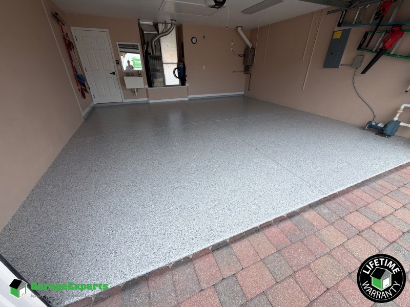 Residential Garage Epoxy Flooring in Rockledge, Fl