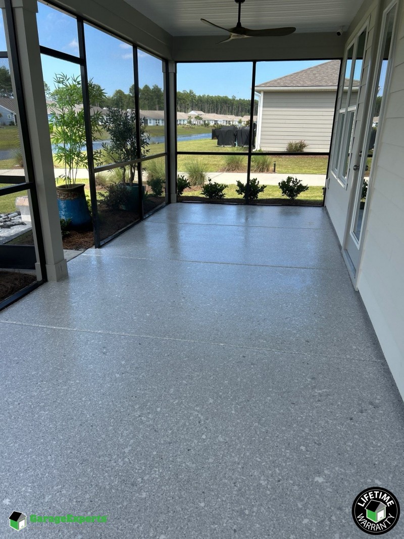 Residential Del Webb Nexton Epoxy Flooring in Summerville, Sc