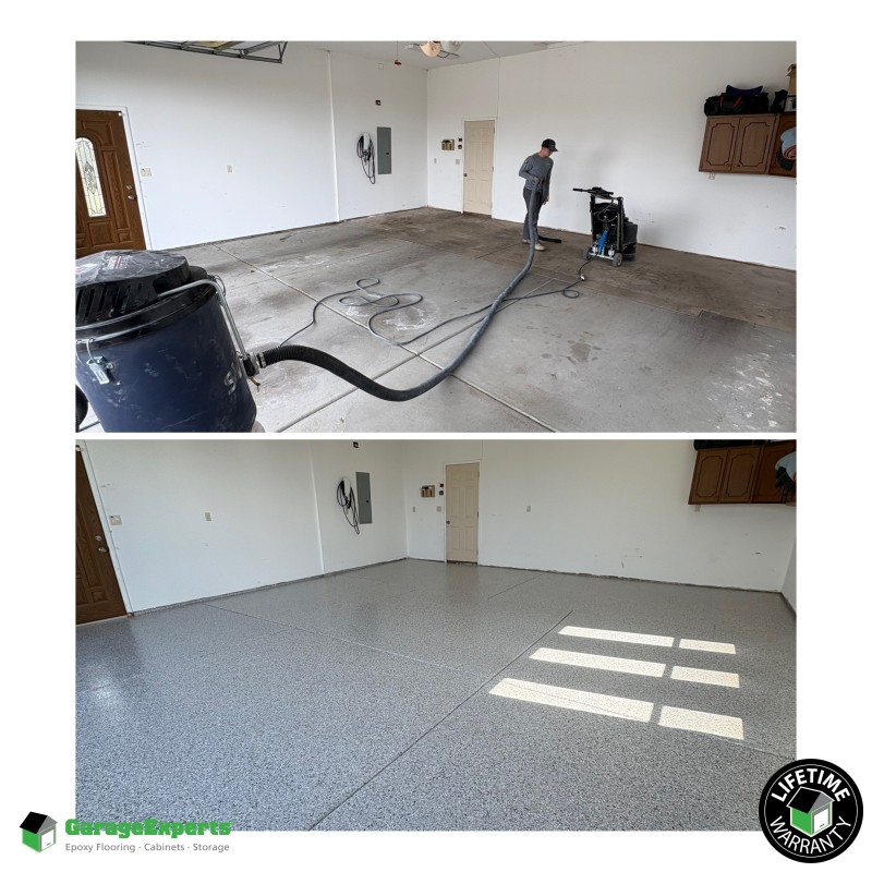 Residential Garage Epoxy Flooring in Kaysville, Utah Image