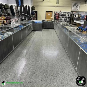 Commercial Retail Space Epoxy Flooring in Upper Marlboro, Md