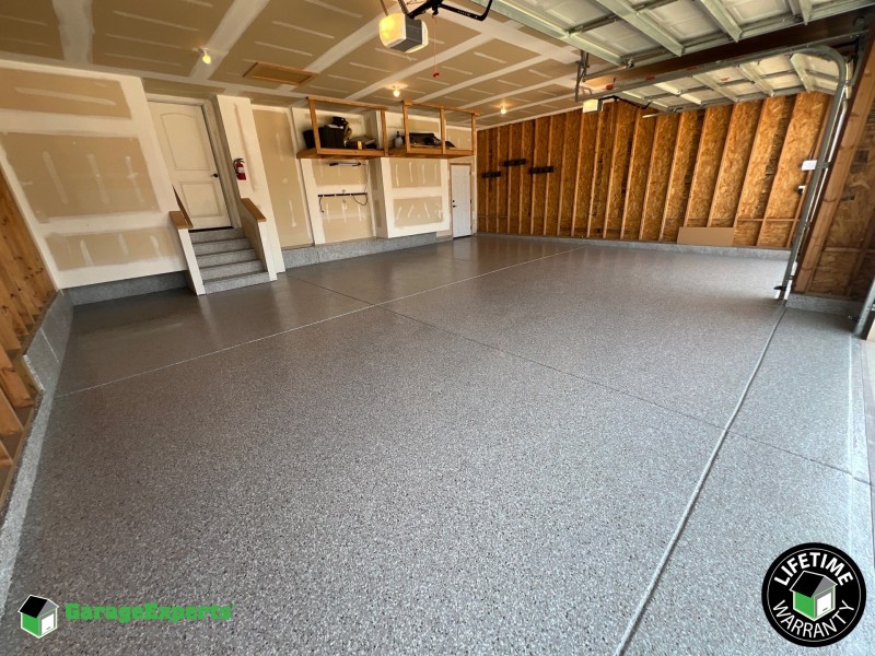 Residential Garage Epoxy Flooring in Andover, Ks