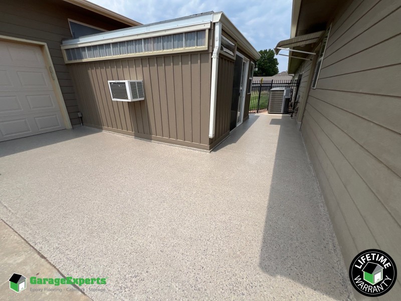 Residential Sidewalk Epoxy Flooring in Cheney, Ks