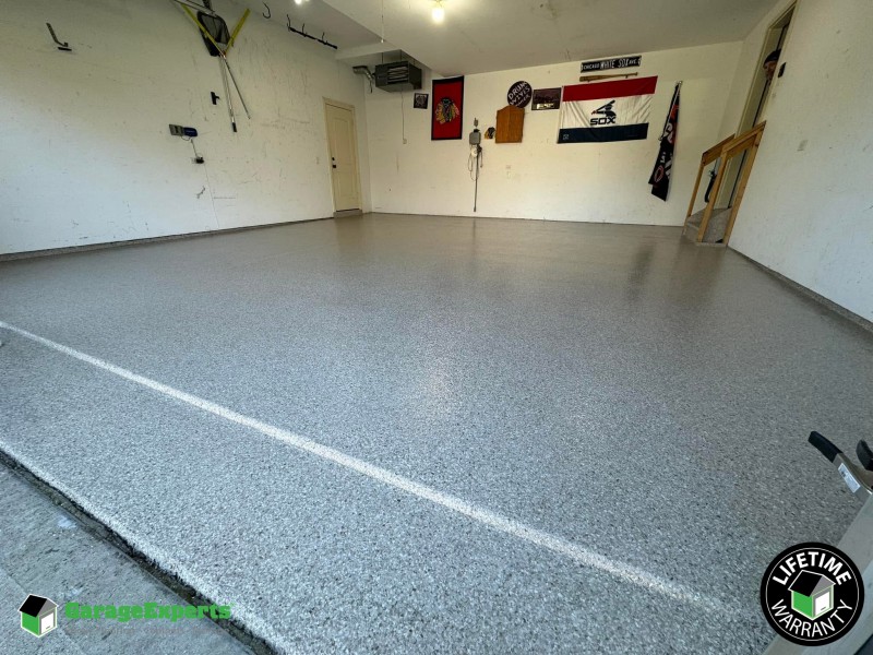 Residential Garage Epoxy Flooring in St Charles, Il