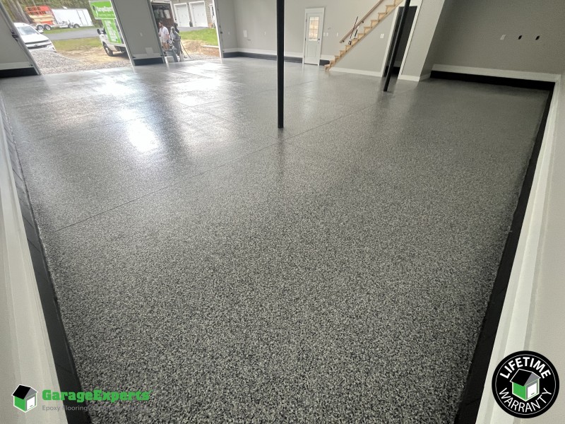 Residential Garage Epoxy Flooring in Mechanicsville, Virginia