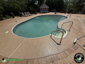 Residential Pool Deck Epoxy Flooring in Wayne, Il