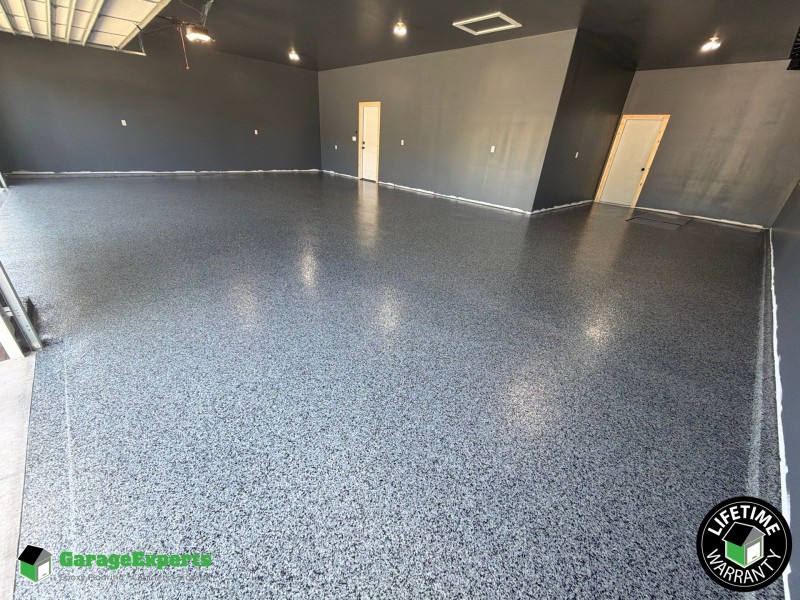 Residential Garage Epoxy Flooring in Haysville, Kansas