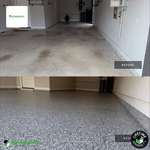 Residential Garage Epoxy Flooring in Propser, Tx