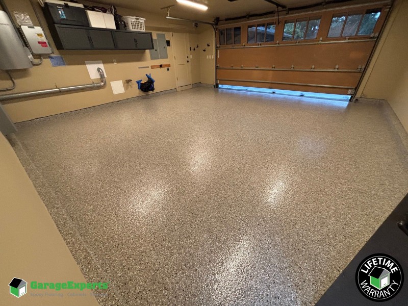 Residential Garage Epoxy Flooring in Bellingham, Washington Image