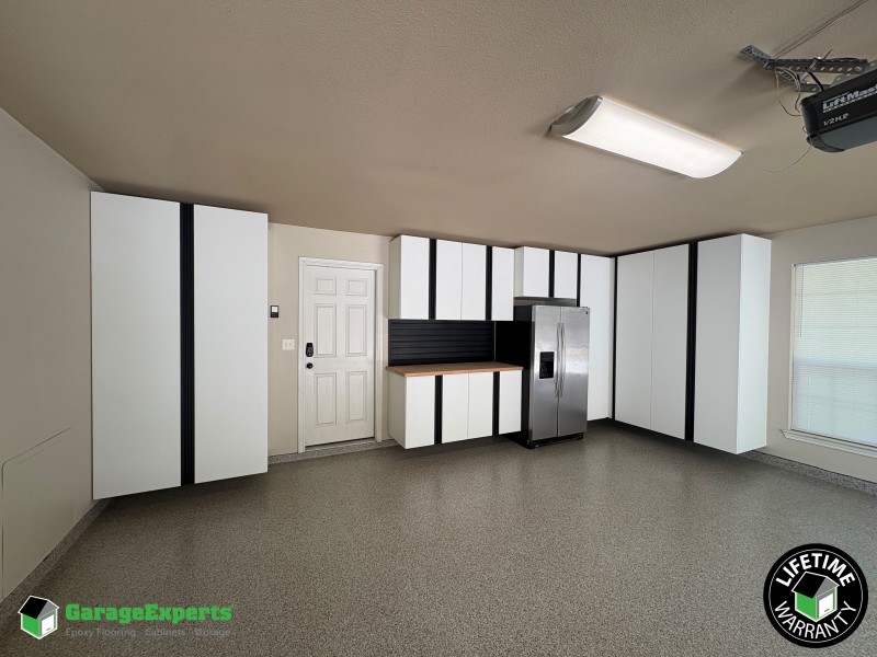 Residential Garage Cabinet Storage Solution in Cleveland, Tx