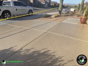 Residential Driveway Epoxy Flooring in Marana, Az