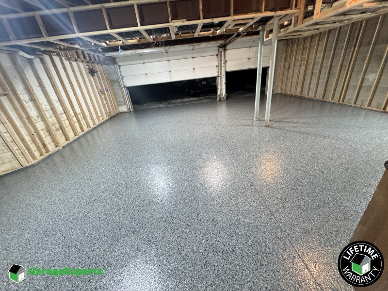 Residential Gar Epoxy Flooring in Waukesha, Wisconsin Image