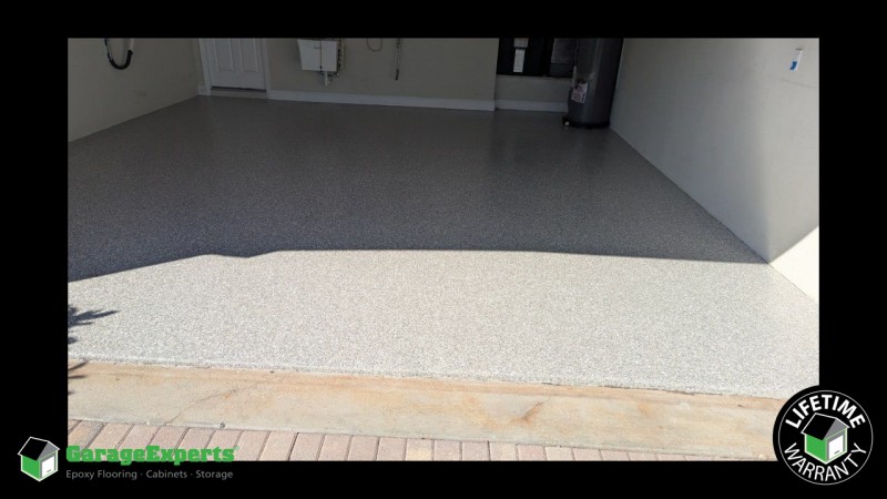 Residential Garage Epoxy Flooring in Melbourne Beach, Fl Image