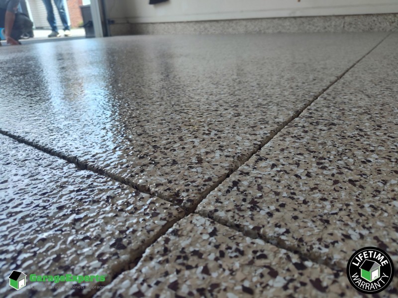 Residential Garage Epoxy Flooring in Yorktown, Virginia