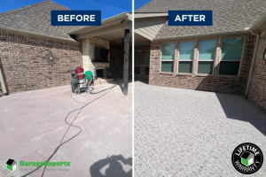 Residential Patio Epoxy Flooring in Denton, Tx