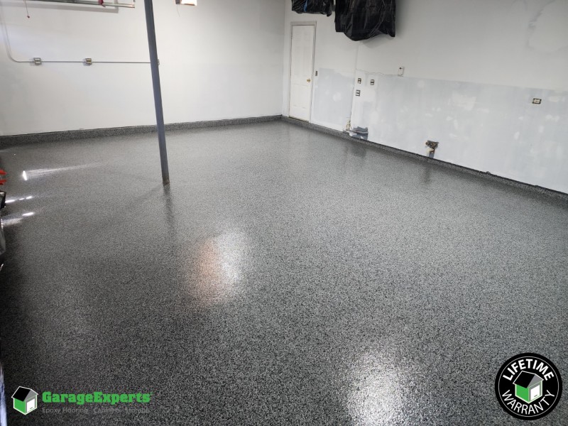Residential Garage Epoxy Flooring in Genoa, Il Image