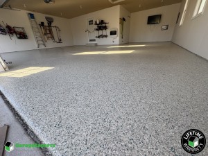 Residential Garage Epoxy Flooring in Princeville, Il