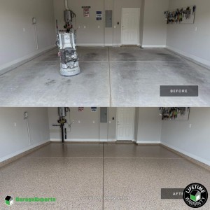 Residential Garage Epoxy Flooring in Madison, Al