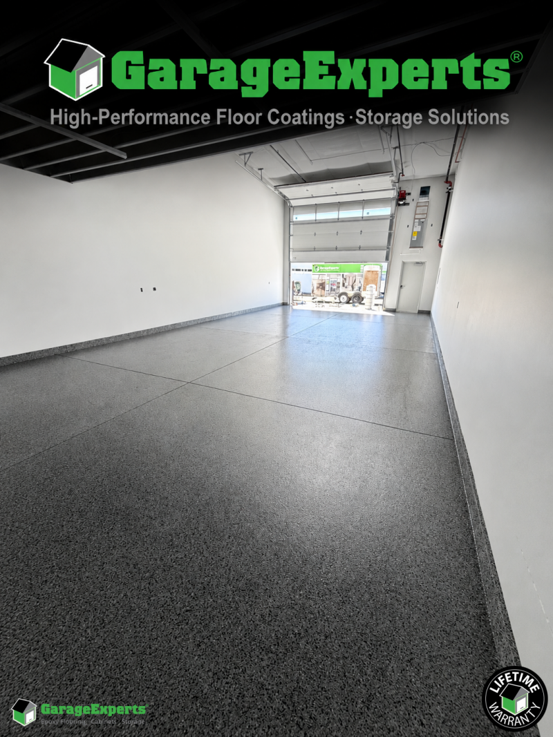 Residential Garage Epoxy Flooring in Saratoga Springs, Utah